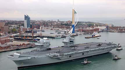 „Queen Elizabeth“ in Portsmouth