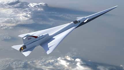 NASA zeigt ersten Entwurf eines leisen Überschalljets