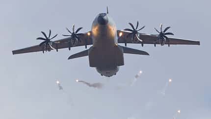 A400M testet Selbstschutzsystem