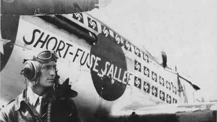 Nose Art der P-51 Mustang