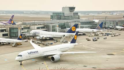 Lufthansa A350 besucht Frankfurt