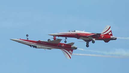 F-5 der Patrouille Suisse abgestürzt