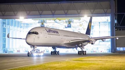 Erster Airbus A350 für Lufthansa ist lackiert
