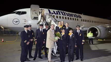 Letzte Linienflüge der Lufthansa 737