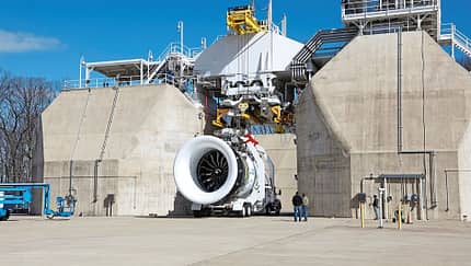 GE9X auf dem Prüfstand
