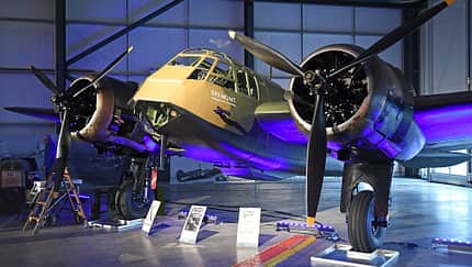 Neuer Hangar in Duxford