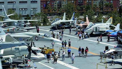 Flugzeugträger-Museum USS Midway in San Diego