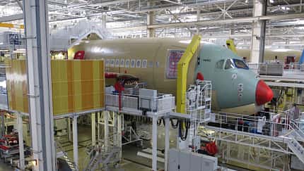Airbus A350 für Lufthansa in Arbeit