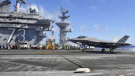 F-35C auf der „George Washington“