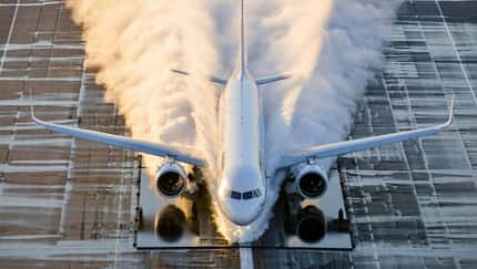 Airbus A321neo absolviert Spritzwassertest