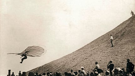 Otto Lilienthal am Hang