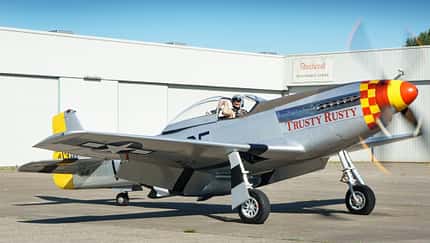 P-51D Mustang in Lelystad geflogen