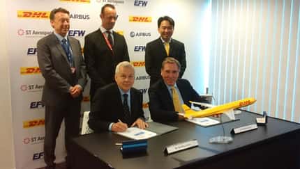 DHL wird Erstkunde des A330-300-Umbaufrachters