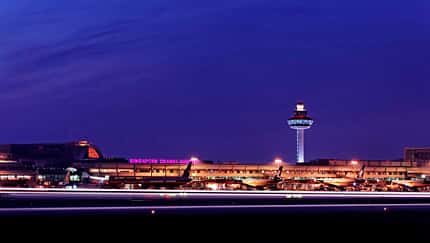 Drehkreuzflughafen Singapur