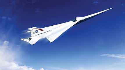 NASA will leiseren Überschall-Passagierjet bauen