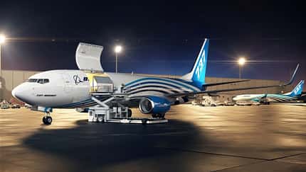 Boeing 737-800 als Umbaufrachter