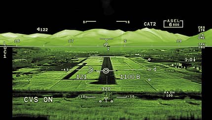 Infrarotkameras in Business-Jets