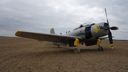 Skyraider Notlandung