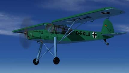 Fieseler Storch fliegen