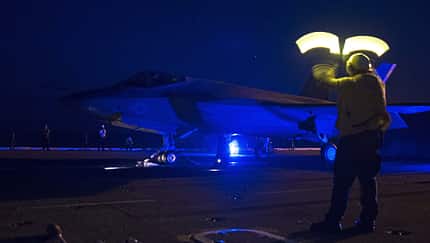 Flugzeugträgertests der F-35C Lightning II