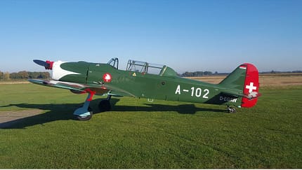 Pilatus P-2 neu im Quax Hangar