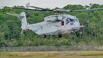 CH-53K startet zum Erstflug