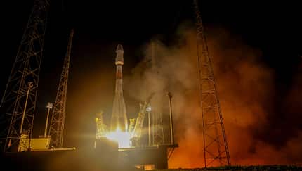 Sojus bringt zwei Galileo-Satelliten ins All