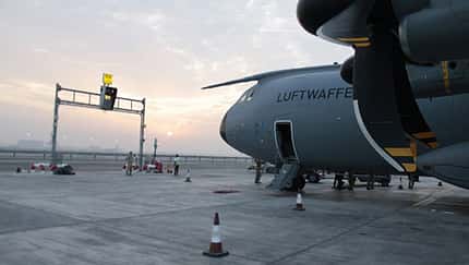 A400M von längster Erprobungsmission zurück
