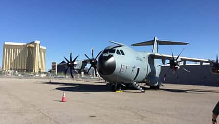 A400M fliegt über den „großen Teich“
