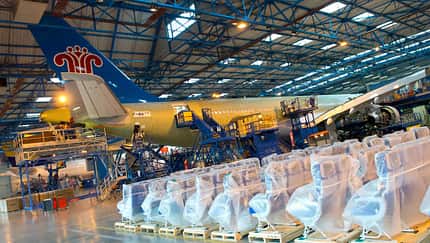 A330 Fertigstellungs- und Auslieferungszentrum in Tianjin