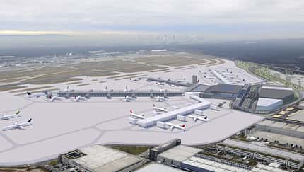 Frankfurt baut Terminal 3 bis 2022
