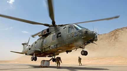 Militärische Transporthubschrauber