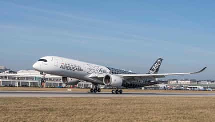 Airbus-A350-Sonderflug nach München