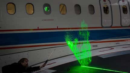 DLR misst Strömung im Flug per Laser