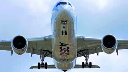 Airbus A350 im Flugtest
