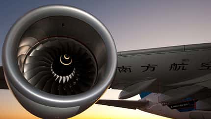 Die Triebwerke des Airbus A380