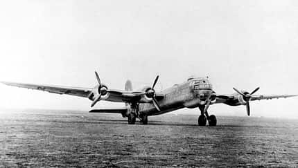 Heinkel He 177 mit vier Einzeltriebwerken