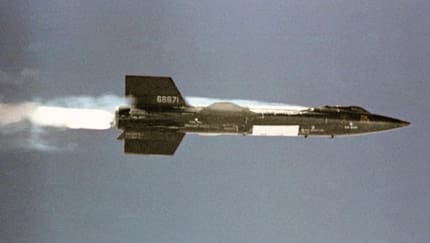 Vorstoß ins All mit der North American X-15