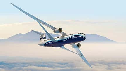 Boeings Öko-Jet soll schneller fliegen
