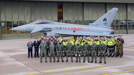 Eurofighter-Flotte erreicht 500000 Flugstunden