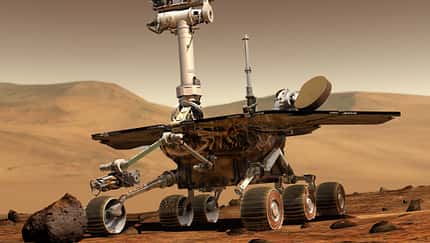 Der Mars-Rover Opportunity.