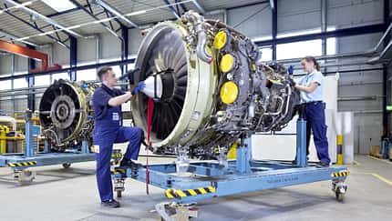 CF34 Wartung bei MTU in Ludwigsfelde