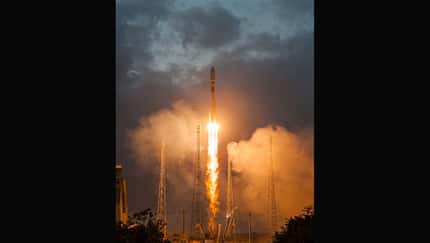 Lift-Off der ersten sechs OneWeb-Satelliten 