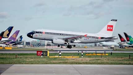 BA zeigt neuesten Retrojet
