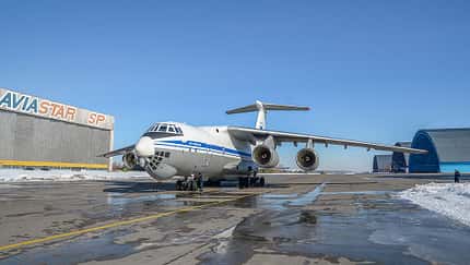 Iljuschin Il-76MD-90A aus der Serie bei Aviastar-SP in Uljanowsk