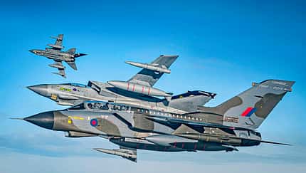 ROYAL AIR FORCE RELEASES STUNNING IMAGES OF ICONIC TORNADO FAST JET