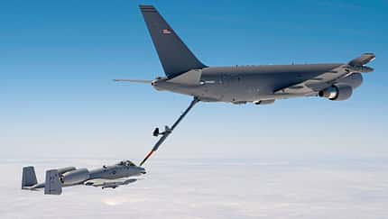 KC-46 refuels A-10