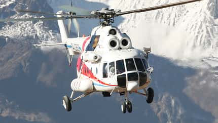 Mil Mi-171 Ende 2018 bei Vorführflügen in China. 