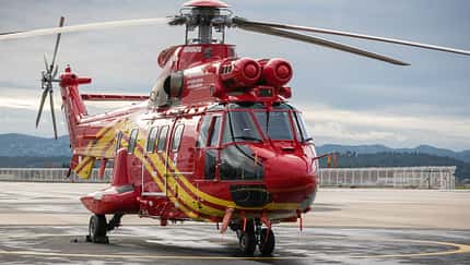 Erster H215 von Airbus Helicopters in China.