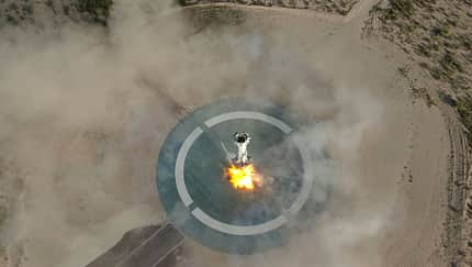 Blue Origin möchte noch dieses Jahr bemannt fliegen